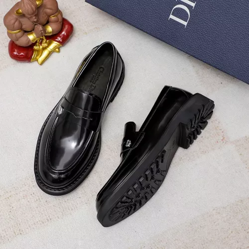 Replica Christian Dior Leather Shoes For Men #1347520 $98.00 USD for Wholesale