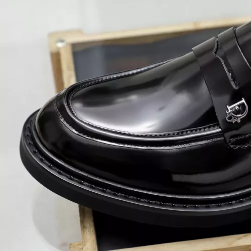 Replica Christian Dior Leather Shoes For Men #1347520 $98.00 USD for Wholesale
