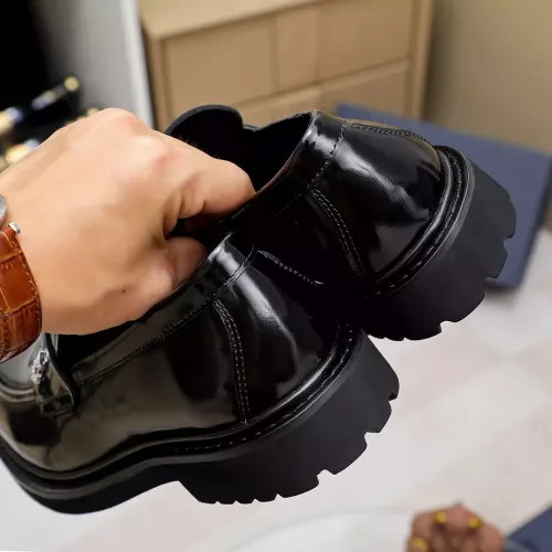 Replica Christian Dior Leather Shoes For Men #1347520 $98.00 USD for Wholesale