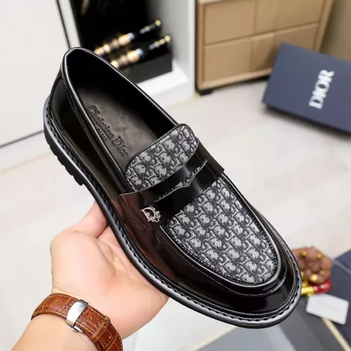 Replica Christian Dior Leather Shoes For Men #1347521 $98.00 USD for Wholesale
