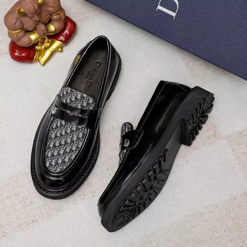 Replica Christian Dior Leather Shoes For Men #1347521 $98.00 USD for Wholesale