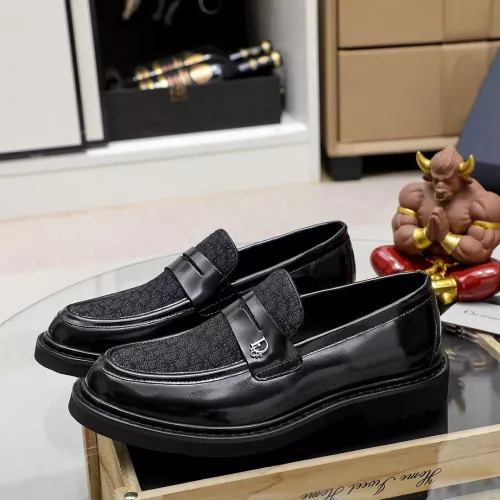 Replica Christian Dior Leather Shoes For Men #1347522 $98.00 USD for Wholesale