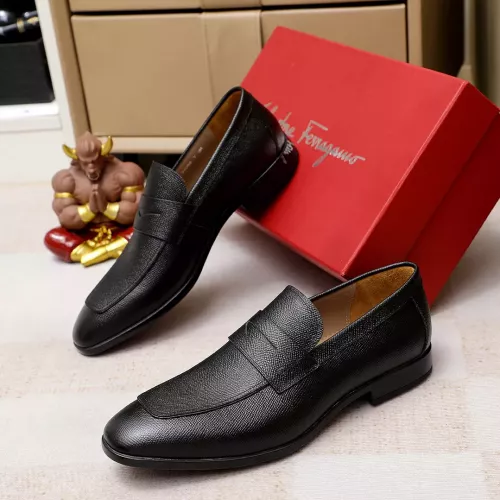 Cheap Salvatore Ferragamo Leather Shoes For Men #1347524, $$108.00 USD On Salvatore Ferragamo Leather Shoes