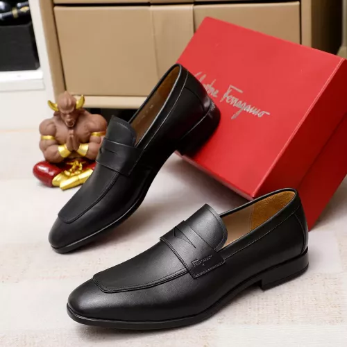 Cheap Salvatore Ferragamo Leather Shoes For Men #1347525, $$108.00 USD On Salvatore Ferragamo Leather Shoes