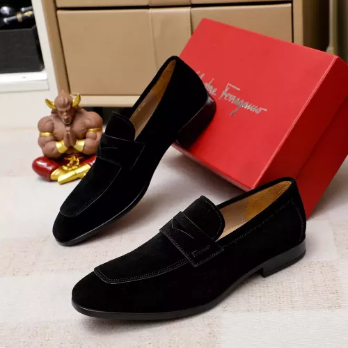 Cheap Salvatore Ferragamo Leather Shoes For Men #1347527, $$108.00 USD On Salvatore Ferragamo Leather Shoes