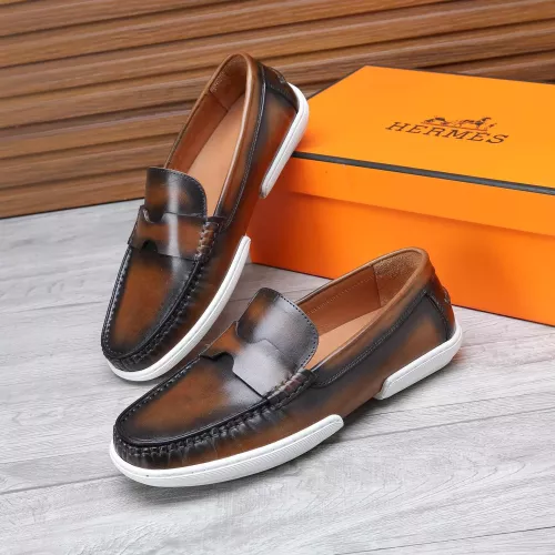 Cheap Hermes Leather Shoes For Men #1347875, $$96.00 USD On Hermes Leather Shoes