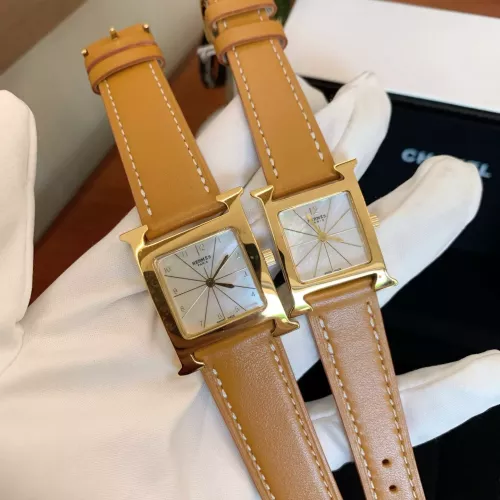 Replica Hermes AAA Quality Watches For Women #1347876 $128.00 USD for Wholesale