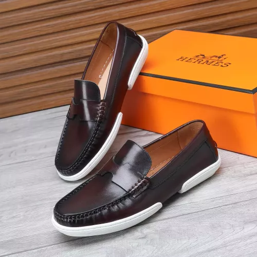 Cheap Hermes Leather Shoes For Men #1347877, $$96.00 USD On Hermes Leather Shoes