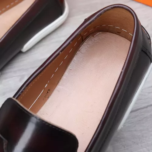 Replica Hermes Leather Shoes For Men #1347877 $96.00 USD for Wholesale