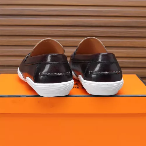 Replica Hermes Leather Shoes For Men #1347877 $96.00 USD for Wholesale