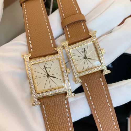 Replica Hermes AAA Quality Watches For Women #1347880 $145.00 USD for Wholesale