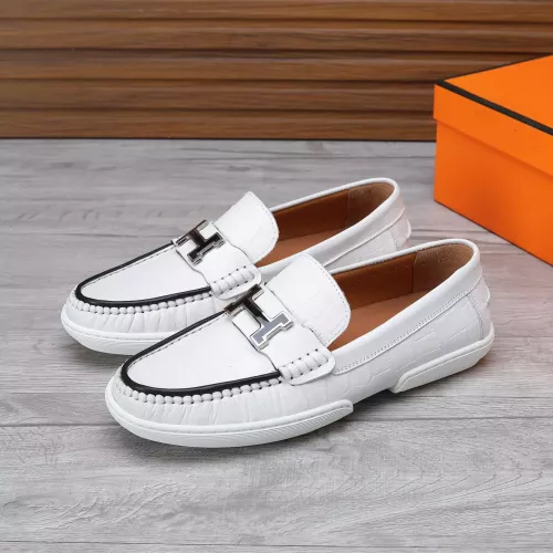Cheap Hermes Leather Shoes For Men #1347881, $$96.00 USD On Hermes Leather Shoes