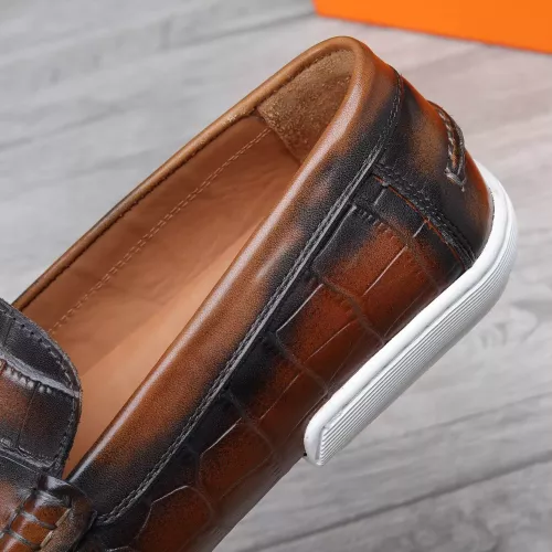 Replica Hermes Leather Shoes For Men #1347884 $96.00 USD for Wholesale