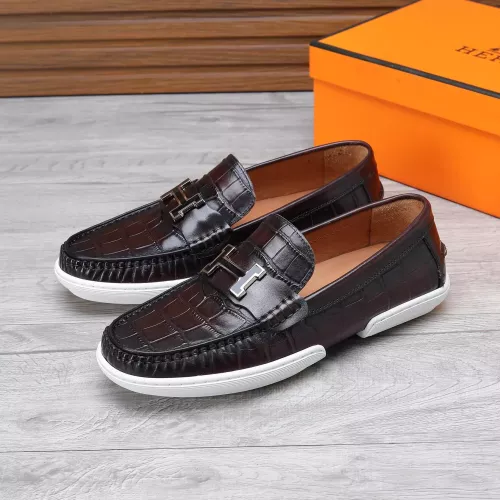 Cheap Hermes Leather Shoes For Men #1347885, $$96.00 USD On Hermes Leather Shoes