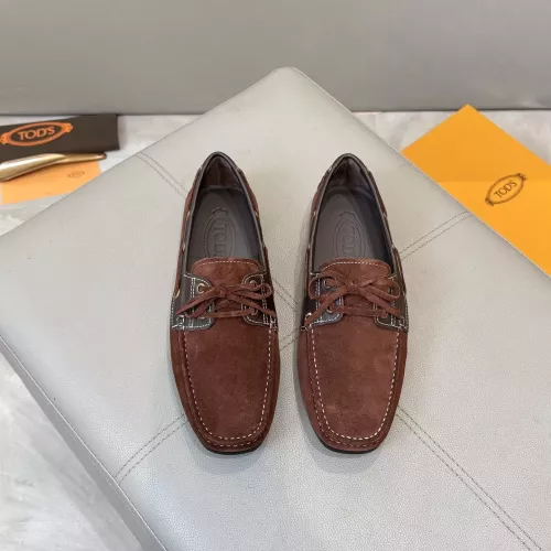 Replica TOD'S Oxfords Shoes For Men #1347916 $85.00 USD for Wholesale
