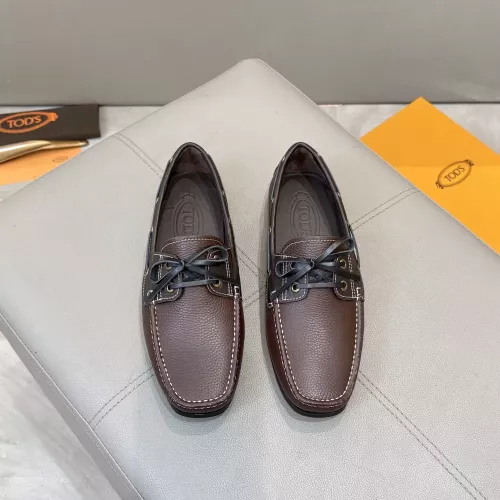 Replica TOD'S Oxfords Shoes For Men #1347919 $85.00 USD for Wholesale