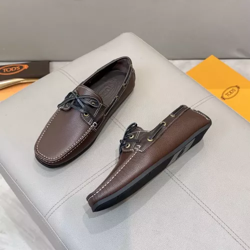 Replica TOD'S Oxfords Shoes For Men #1347919 $85.00 USD for Wholesale