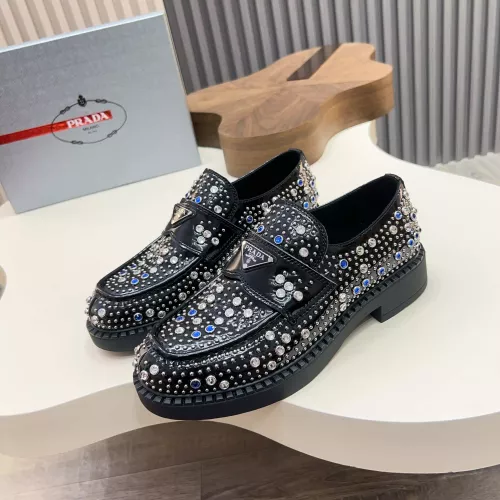 Cheap Prada Leather Shoes For Men #1347966, $$130.00 USD On Prada Leather Shoes