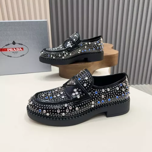 Replica Prada Leather Shoes For Men #1347966 $130.00 USD for Wholesale