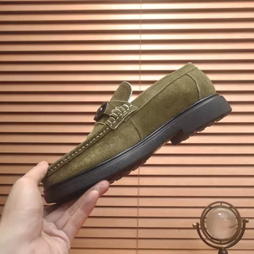 Replica Salvatore Ferragamo Leather Shoes For Men #1347970 $85.00 USD for Wholesale