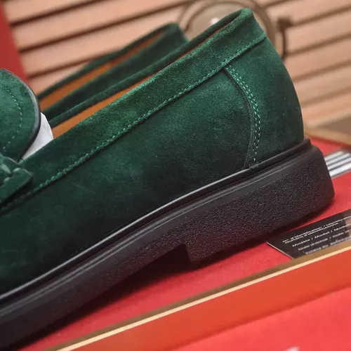 Replica Salvatore Ferragamo Leather Shoes For Men #1347971 $85.00 USD for Wholesale