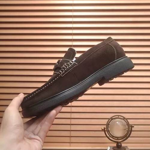 Replica Salvatore Ferragamo Leather Shoes For Men #1347972 $85.00 USD for Wholesale