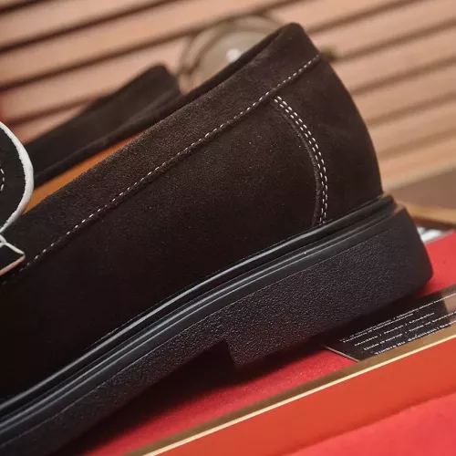 Replica Salvatore Ferragamo Leather Shoes For Men #1347972 $85.00 USD for Wholesale