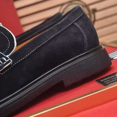 Replica Salvatore Ferragamo Leather Shoes For Men #1347973 $85.00 USD for Wholesale