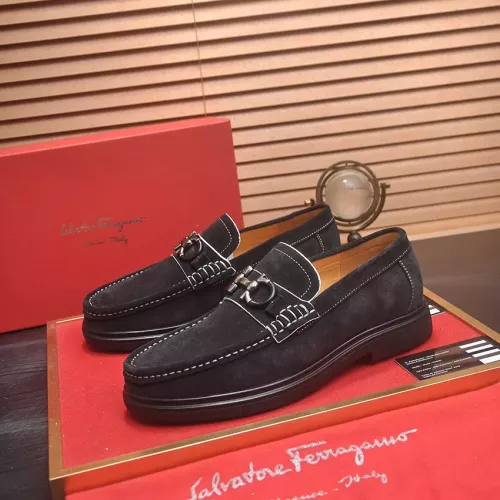 Cheap Salvatore Ferragamo Leather Shoes For Men #1347974, $$85.00 USD On Salvatore Ferragamo Leather Shoes