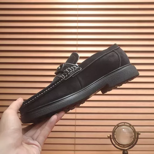 Replica Salvatore Ferragamo Leather Shoes For Men #1347974 $85.00 USD for Wholesale