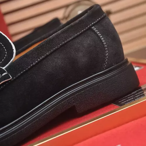 Replica Salvatore Ferragamo Leather Shoes For Men #1347974 $85.00 USD for Wholesale