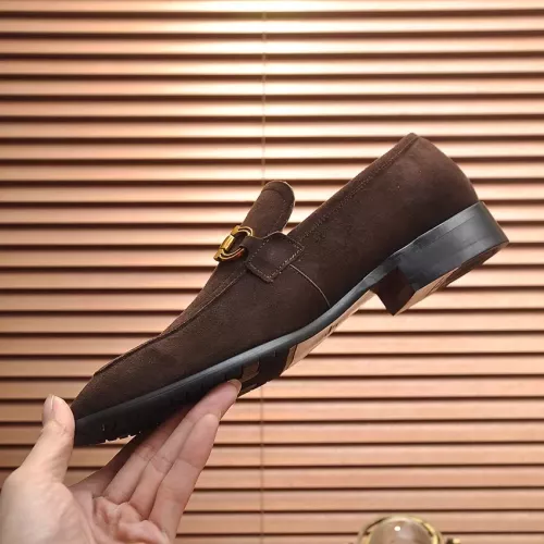 Replica Salvatore Ferragamo Leather Shoes For Men #1347976 $96.00 USD for Wholesale