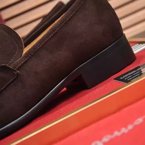 Replica Salvatore Ferragamo Leather Shoes For Men #1347976 $96.00 USD for Wholesale