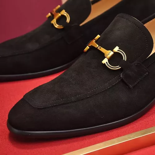 Replica Salvatore Ferragamo Leather Shoes For Men #1347977 $96.00 USD for Wholesale