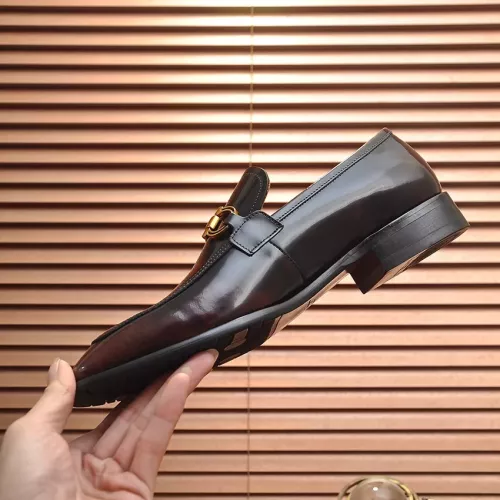 Replica Salvatore Ferragamo Leather Shoes For Men #1347978 $96.00 USD for Wholesale