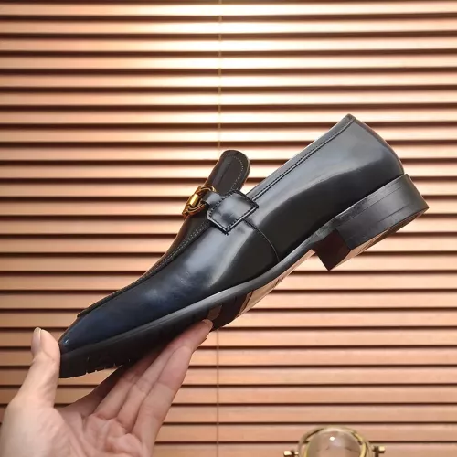 Replica Salvatore Ferragamo Leather Shoes For Men #1347979 $96.00 USD for Wholesale