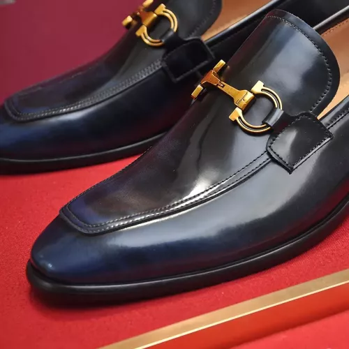 Replica Salvatore Ferragamo Leather Shoes For Men #1347979 $96.00 USD for Wholesale