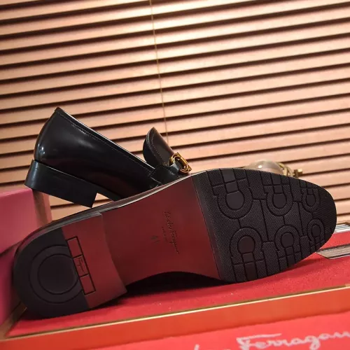 Replica Salvatore Ferragamo Leather Shoes For Men #1347980 $96.00 USD for Wholesale