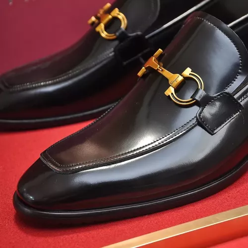 Replica Salvatore Ferragamo Leather Shoes For Men #1347980 $96.00 USD for Wholesale