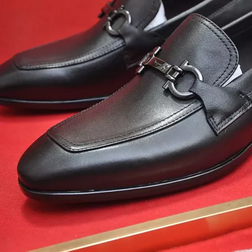 Replica Salvatore Ferragamo Leather Shoes For Men #1347981 $98.00 USD for Wholesale