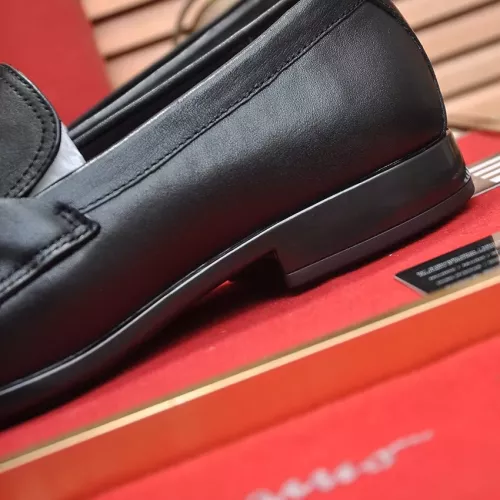 Replica Salvatore Ferragamo Leather Shoes For Men #1347981 $98.00 USD for Wholesale