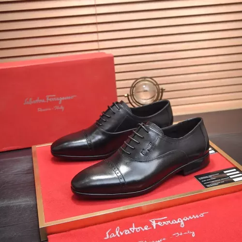 Cheap Salvatore Ferragamo Leather Shoes For Men #1347982, $$98.00 USD On Salvatore Ferragamo Leather Shoes