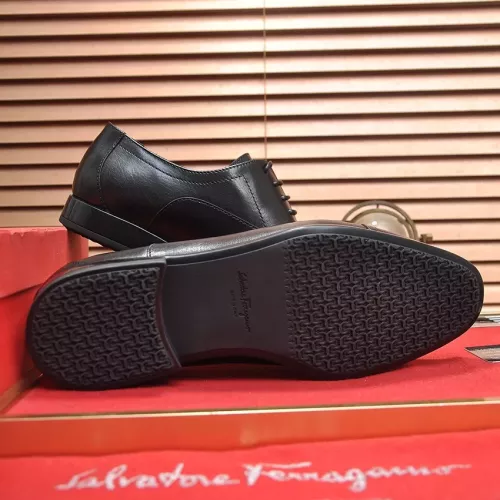 Replica Salvatore Ferragamo Leather Shoes For Men #1347982 $98.00 USD for Wholesale