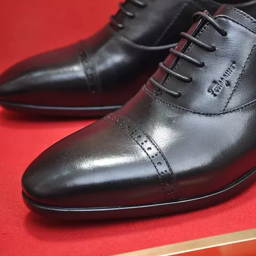 Replica Salvatore Ferragamo Leather Shoes For Men #1347982 $98.00 USD for Wholesale
