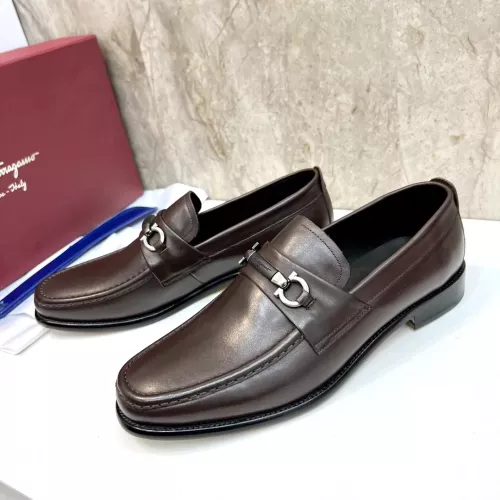 Cheap Salvatore Ferragamo Leather Shoes For Men #1347983, $$160.00 USD On Salvatore Ferragamo Leather Shoes