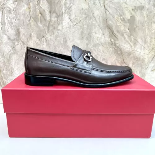 Replica Salvatore Ferragamo Leather Shoes For Men #1347983 $160.00 USD for Wholesale