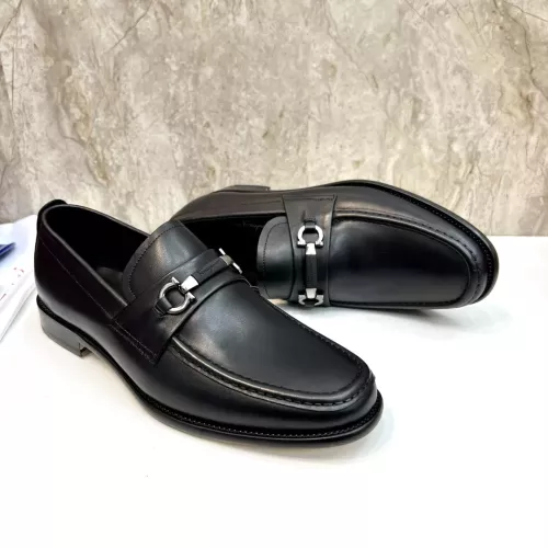 Replica Salvatore Ferragamo Leather Shoes For Men #1347984 $160.00 USD for Wholesale