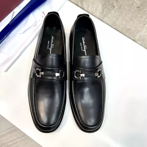 Replica Salvatore Ferragamo Leather Shoes For Men #1347984 $160.00 USD for Wholesale