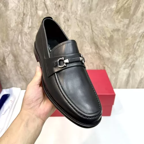 Replica Salvatore Ferragamo Leather Shoes For Men #1347984 $160.00 USD for Wholesale