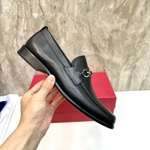 Replica Salvatore Ferragamo Leather Shoes For Men #1347984 $160.00 USD for Wholesale